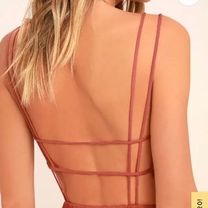 Dusty rose maxi dress. “Lost in paradise dress”